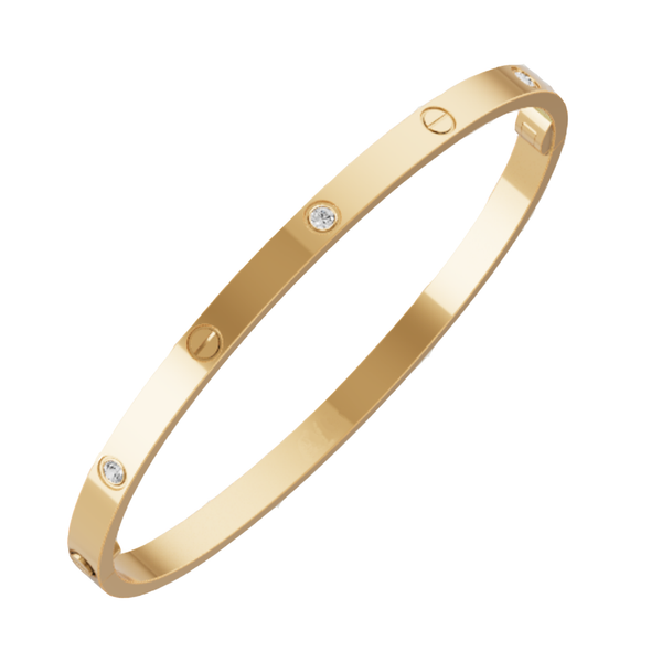 Carolina Diamant Armring - Gold