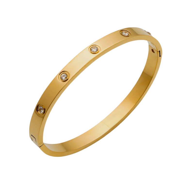 Bling Love Armband - Gold