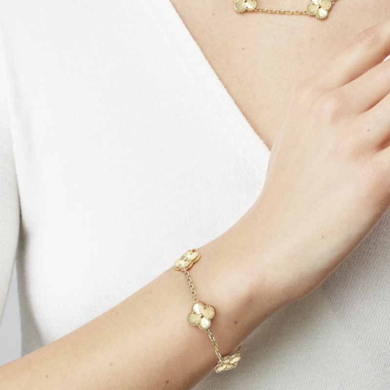 Amber Armband - Gold / Muster