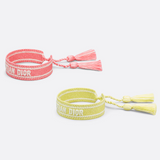 Diana Armband - Set Pink / Gelb